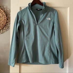 THE NORTH FACE blue quarter zip